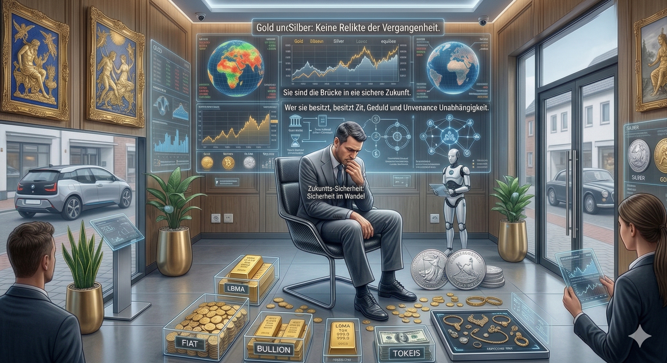 Die Zukunft von Gold und Silber: Warum Edelmetalle 2026 Ihr wichtigster Anker sind