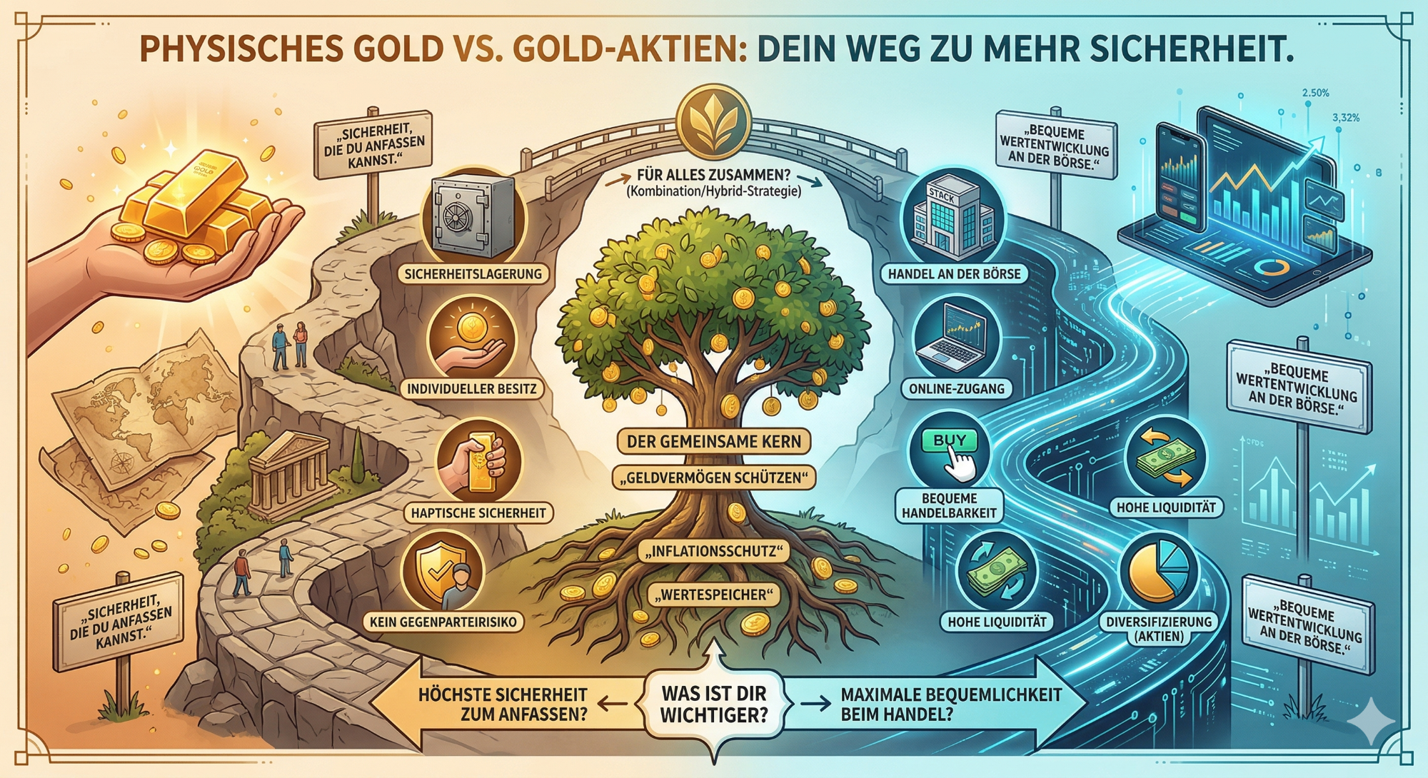 Physisches Gold und Gold-Rohstoffen: Wege zur sicheren Vermögensanlage.